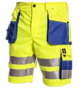 Spodenki robocze ODBLASKOWE spodnie krótkie
