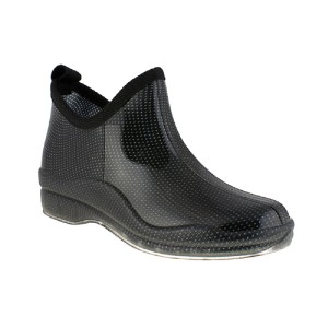 Kalosze damskie niskie czarne GROSZKI WOJTYŁKO