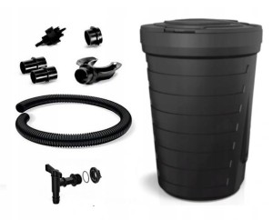 BECZKA 210L ZBIORNIK NA DESZCZÓWKĘ RAINCAN ZESTAW