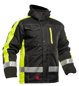 KURTKA robocza ODBLASKOWA ocieplana