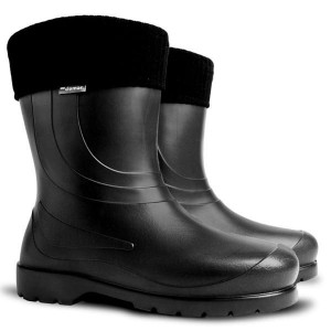 Kalosze Demar Laura piankowe ocieplane czarne