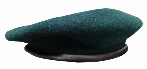 Beret wojskowy zielony