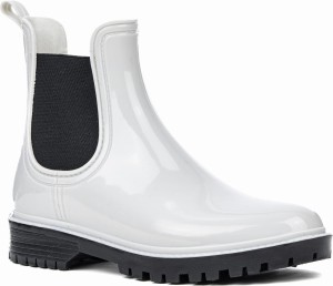 Kalosze damskie sztyblety WOJTYŁKO białe