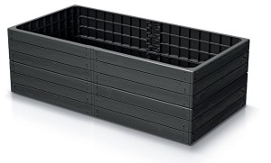 GRZĄDKA PODWYŻSZONA RABATA OGRODOWA ZESTAW 2 szt. SKRZYNIA NA WARZYWNIAK