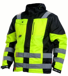 KURTKA robocza ODBLASKOWA VIS ocieplana 