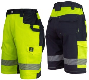 Spodenki robocze odblaskowe krótkie spodnie ostrzegawcze URG-620