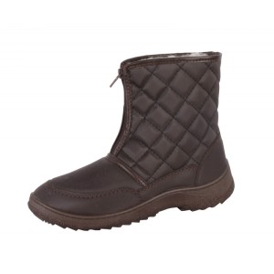 Śniegowce damskie naturalna wełna brąz